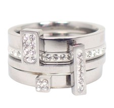Anello Acciaio Inox Donna