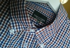 ENRICO COVERI ORIGINALE - CAMICIA UOMO A QUADRI - MANICHE LUNGHE - TAGLIA M ITA