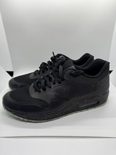 NikeiD Air Max 1 Hyperfuse Black Mint Sole Speckle 823374-993 Size 10.5 RARE