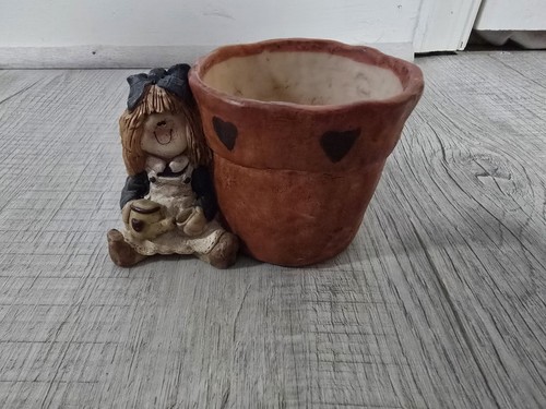 Fioriera bambina ceramica - fioriera, in