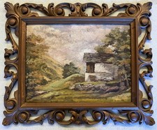 ANTICO QUADRO OLIO Omero