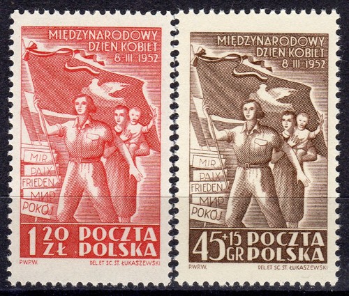 Polonia 1952 fischer 586 - polonia,