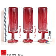 SET 3 PZ CALICE FLUTE ASTORIA