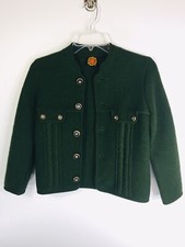 Cappotto giacca lana verde