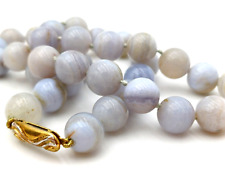 AGATA GRIGIA  - COLLANA PERLE PIETRA NATURALE - VINTAGE '60