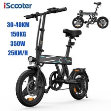 iScooter EB1 Bicicletta Elettrica 350W Pieghevole 36V 7.8Ah Bici Elettrica 40KM