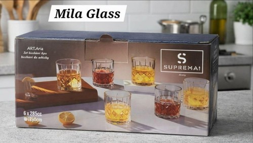 Set bicchieri whisky aria - bicchieri, by