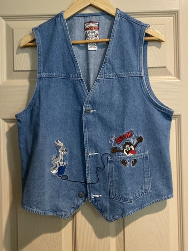 Gilet jeans vintage bugs - vintage, bunny