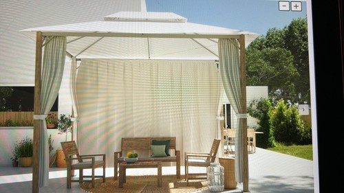Gazebo per esterni bianco - per,
