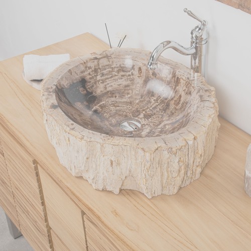 Lavabo appoggio legno - lavabo,