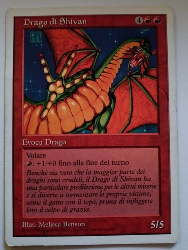 Carta magic drago - carta, di