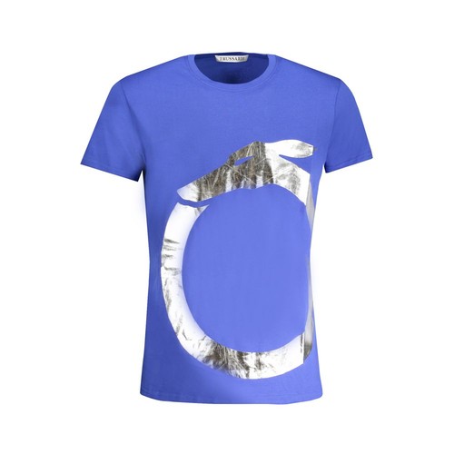 Trussardi blue cotton - trussardi, men