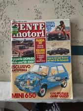 Rivista GENTE MOTORI  1981