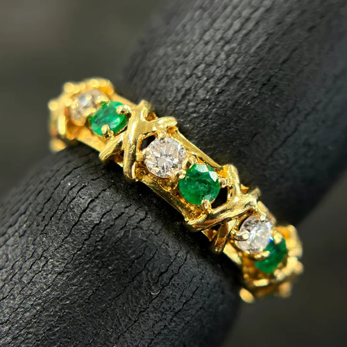 Anello eternity con diamanti - anello,