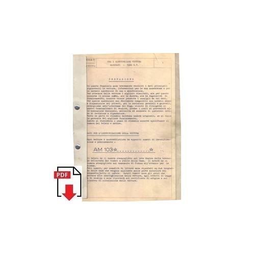 Uso manutenzione vettura - uso,