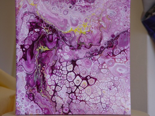 Quadro astratto pouring - astratto,