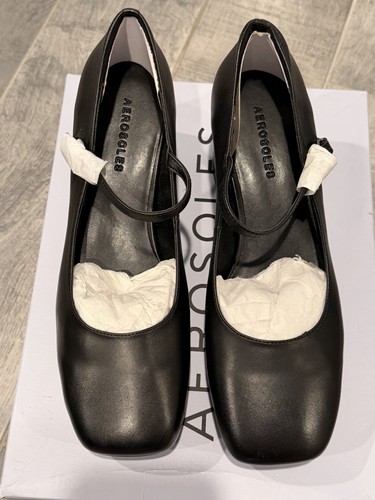 Aerosoles donna pelle nera