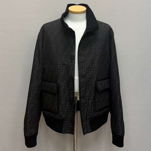 Fendi veste bomber avec logo - fendi,