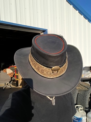 Cappello cowboy pelle - cowboy, in