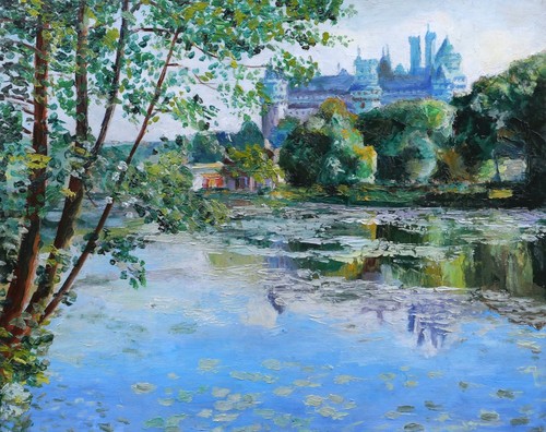 Quadro francese paesaggio - quadro,