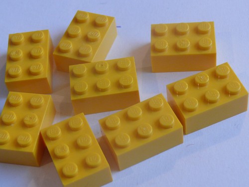 Lego briques jaunes - lego, set