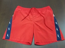 SPEEDO COSTUME DA BAGNO BOXER ROSSO BLU E BIANCO MISURA S MA VESTIBILITA' GRANDE