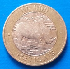 Mozambico 10000 meticais 2003