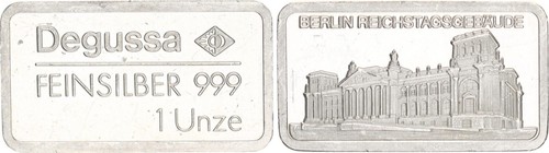 Degussa lingotto - degussa, 1