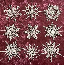 Set 9 fiocchi di neve pizzo