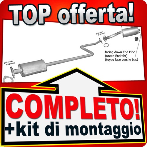 Scarico completo per - scarico, nissan