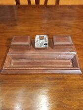 Calamaio Antico legno pennini inchiostro penna stilografica Vintage