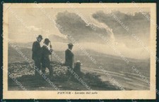 Pavia Monte Penice Levata del Sole PIEGA cartolina QT0394