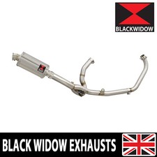 DL650 V-STROM 2017-2024 Impianto di scarico completo 230 mm silenziatore ovale terminale can 230SS