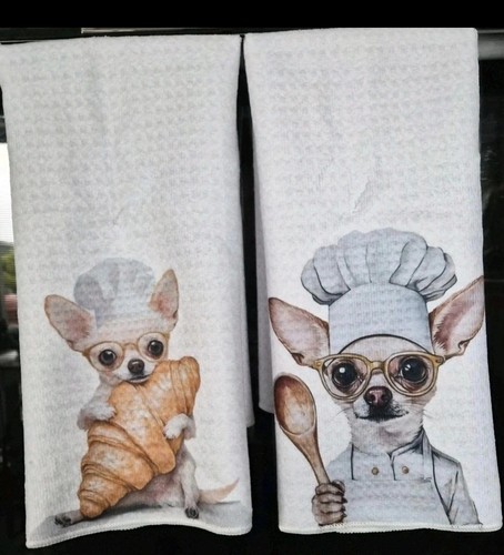 Asciugamano tè chihuahua - da,