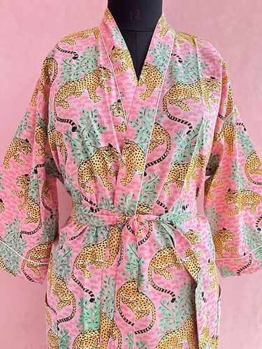 Accappatoio kimono indiano