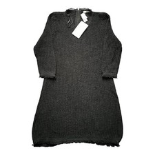 Vestito Zara bambino in maglia nero taglia media elegante nuovo con etichetta