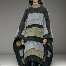 ZARA🩶PONCHO CAPPOTTO GIACCA