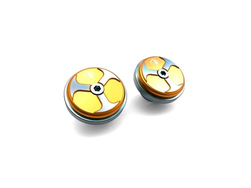 Kit tappi telaio centrale oro - kit,