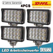 4X Faro da Lavoro LED Auto 45W