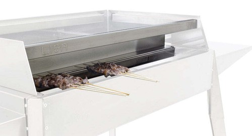 Cuocispiedini per barbecue - per, a