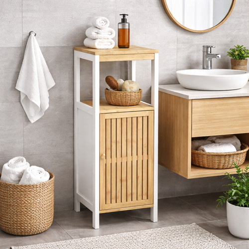 Colonna mobiletto bagno - colonna,