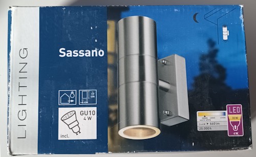 Lampada led sassano - lampada,