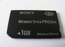 1GB Memory Stick PRO Duo Card