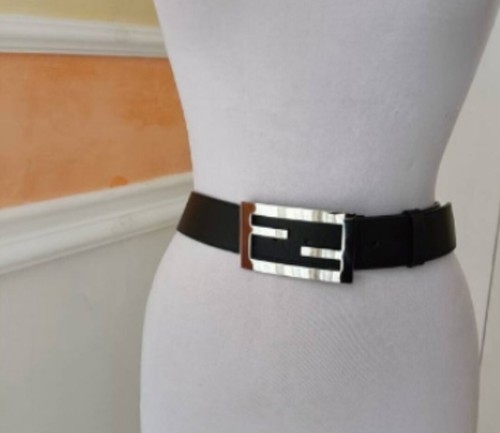 Fendi cintura nera pelle - in, pelle.