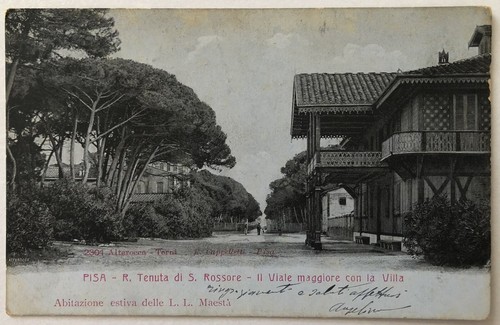 Cartolina san rossore regia - san,