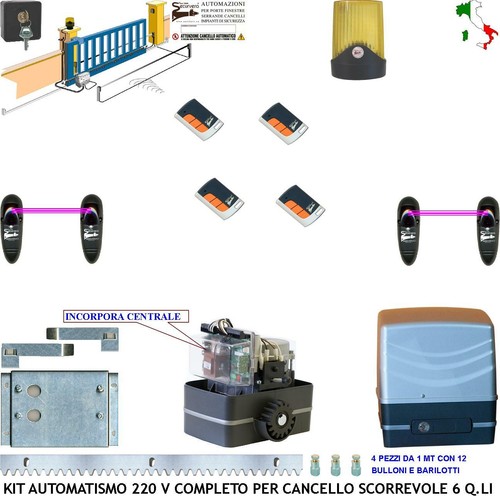 Cancello elettrico scorrevole - elettrico,