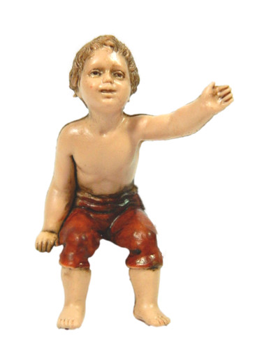 Pastore bambino seduto landi - bambino,