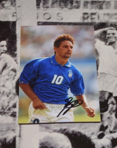 Autografo roberto baggio inter - autografo,