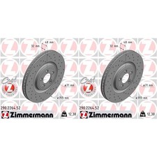2 dischi freno Zimmermann