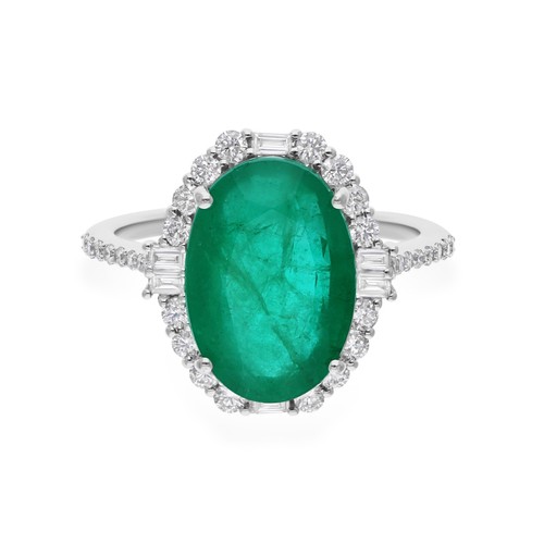 Anello smeraldo 33 - di, 6,33